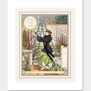 February - Belle Jardiniere Posters and Art